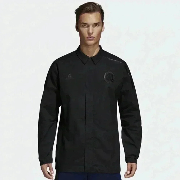 Adidas Colombia ZNE Woven Jacket Black Size Small NWOT - Picture 1 of 9